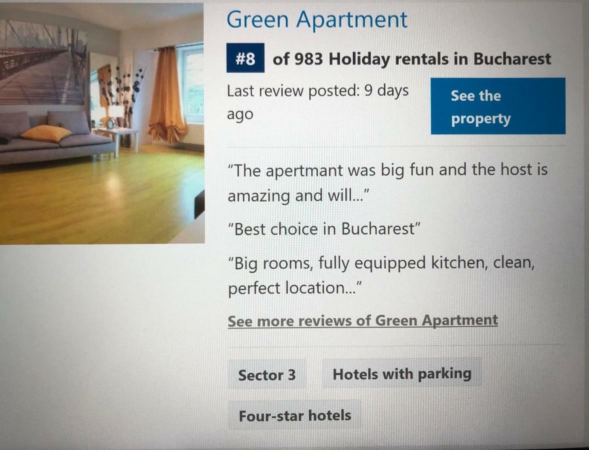 Green Apartment 59 Βουκουρέστι Εξωτερικό φωτογραφία